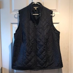 Dress barn zippered vest